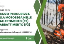 Corsi Forestali F2 ed F3 Finanziati dalla Regione Piemonte